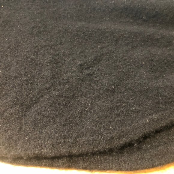 *Womens Cashmere Cashmere Black Round Hem Short Sleeve Sweater S - Picture 14 of 16